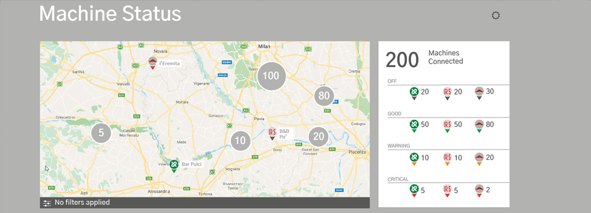 Rancilio Connect - Graphical User Interface - Bettina Di Virgilio