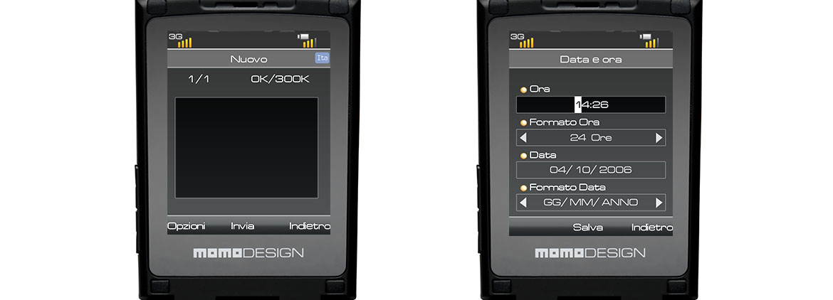 MD1 Mobile Phone - Graphical User Interface - UI - Bettina Di Virgilio - Stefano Spagnuolo - Adam Cavallari - Momo Design - H3g Italia