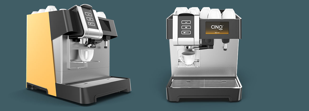 Gaia - coffee machine - production: Cino - design: Bettina Di Virgilio