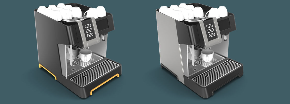 Gaia - coffee machine - production: Cino - design: Bettina Di Virgilio