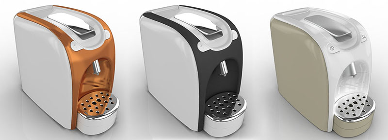 Capsule coffee machine concept - Italian Design - Bettina Di Virgilio - Giordano Redaelli - Nicola Zanetti - Anima Dinamica Design Studio