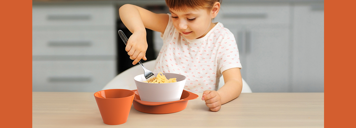 Birillo, set pappa - set of plates for children's meal, Design Bettina Di Virgilio