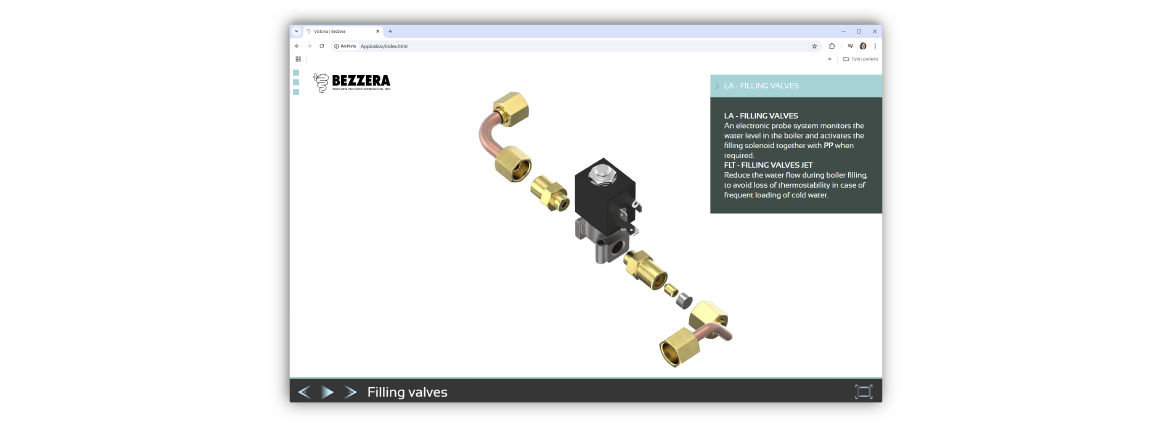 Bezzera training app - Graphical User Interface - Bettina Di Virgilio